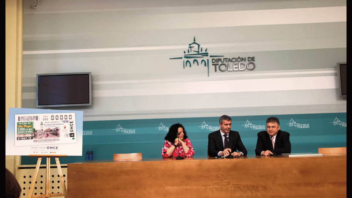 Presentación del cupón dedicado al Corpus Christi