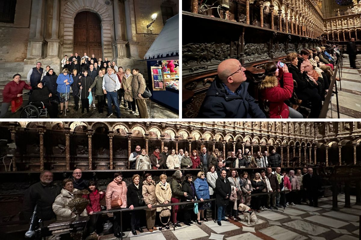 Grupo de personas disfrutando del concierto en la Catedral de Toledo