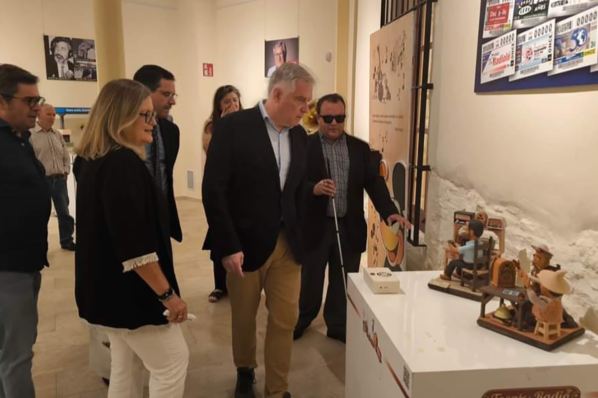 Lorenzo Villahermosa durante la presentación de la exposición 