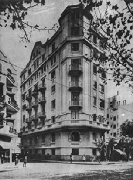 Primer edificio de la Biblioteca Argentina de Ciegos