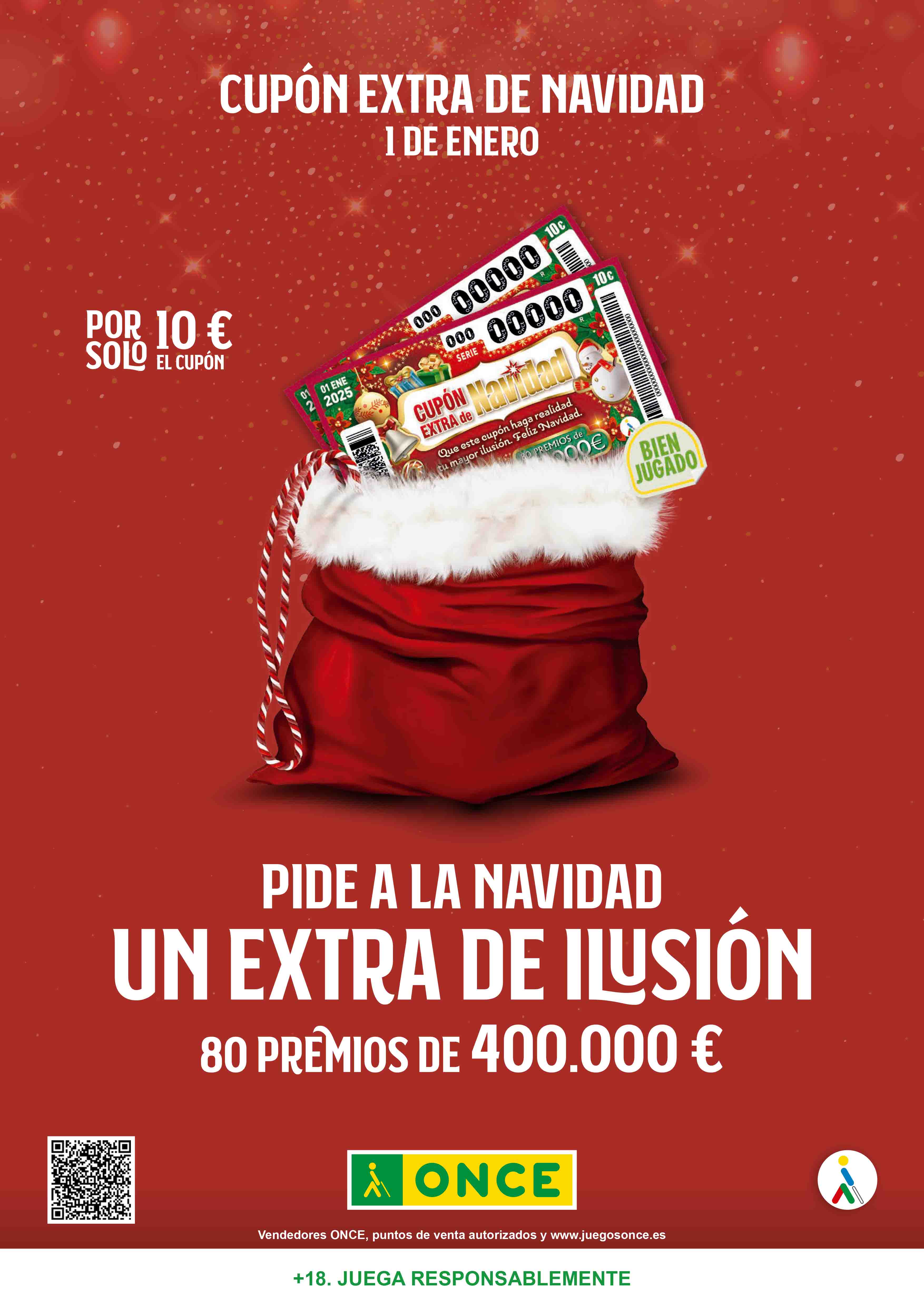 Cartel publicitario Sorteo Extraordinario de Navidad (Abrir en nueva ventana)