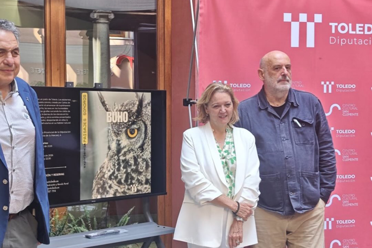 Presentación Con el oído de un búho en la Diputación de Toledo