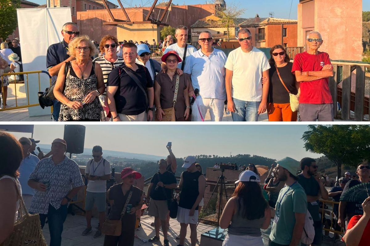Participantes de la ONCE de Cuenca preparándose para el Eclipse Inclusivo
