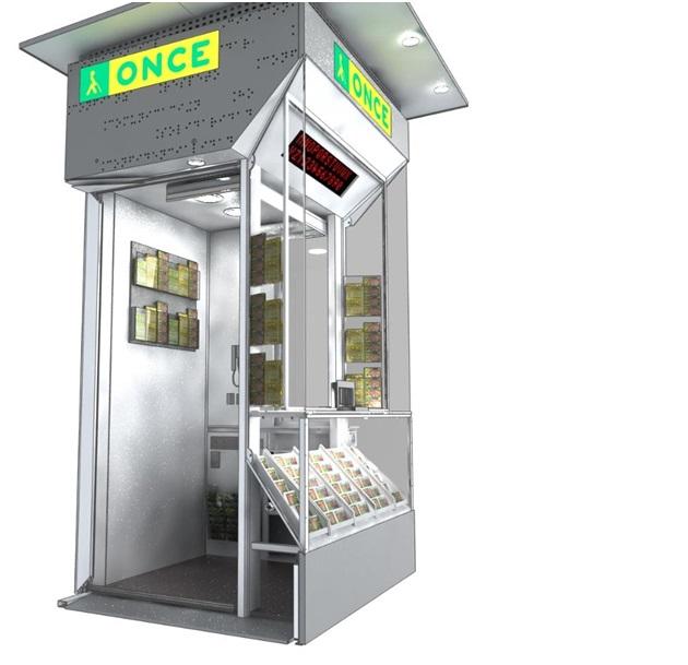 Nuevo modelo de quiosco ONCE