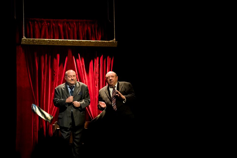José María Sanchez durante la representación de "Una hora Lorca"