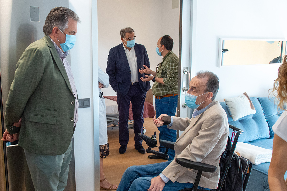 Visita al apartamento domotizado del hospital de parapléjicos de Toledo