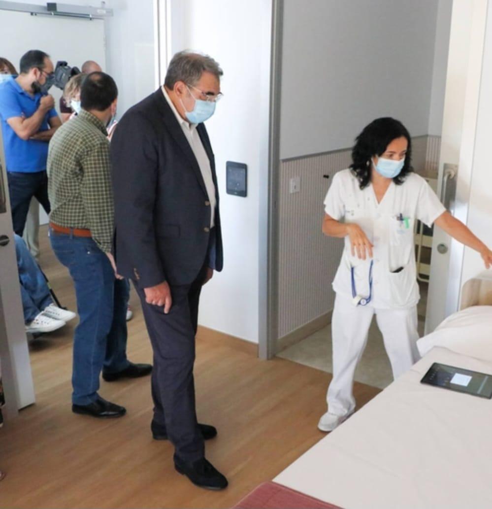 Visita a las instalaciones del hospital de parapléjicos de Toledo