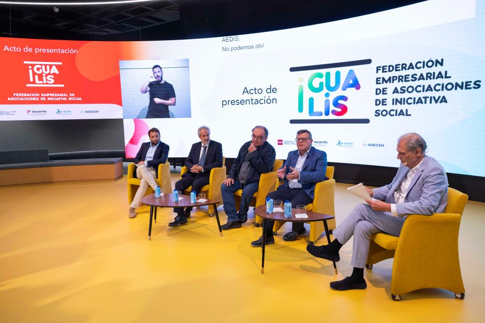 Acto de presentación de IGUALIS en el HUB de Fundación ONCE