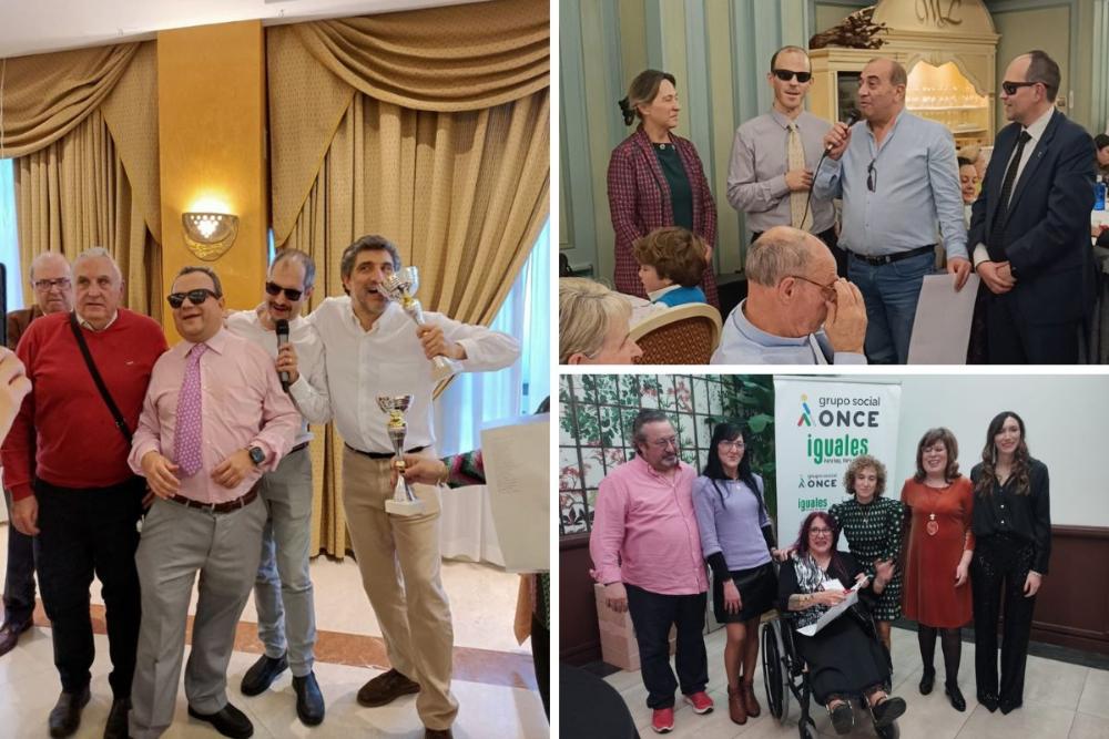 Entrega de premio del torneo en Ciudad Real; Homenaje a trabajador en Guadalajara de la mano de José Martínez y Francisco Marfil; homaneja a trabajadora en Albacete