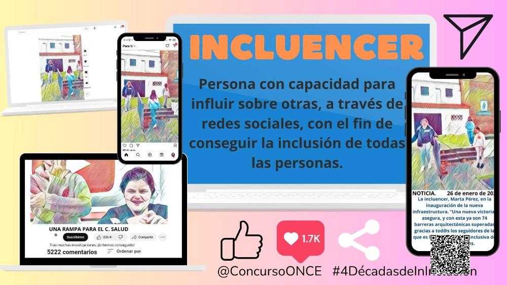 Ganadores Categoría A Fase Autonómica con la palabra Incluencer