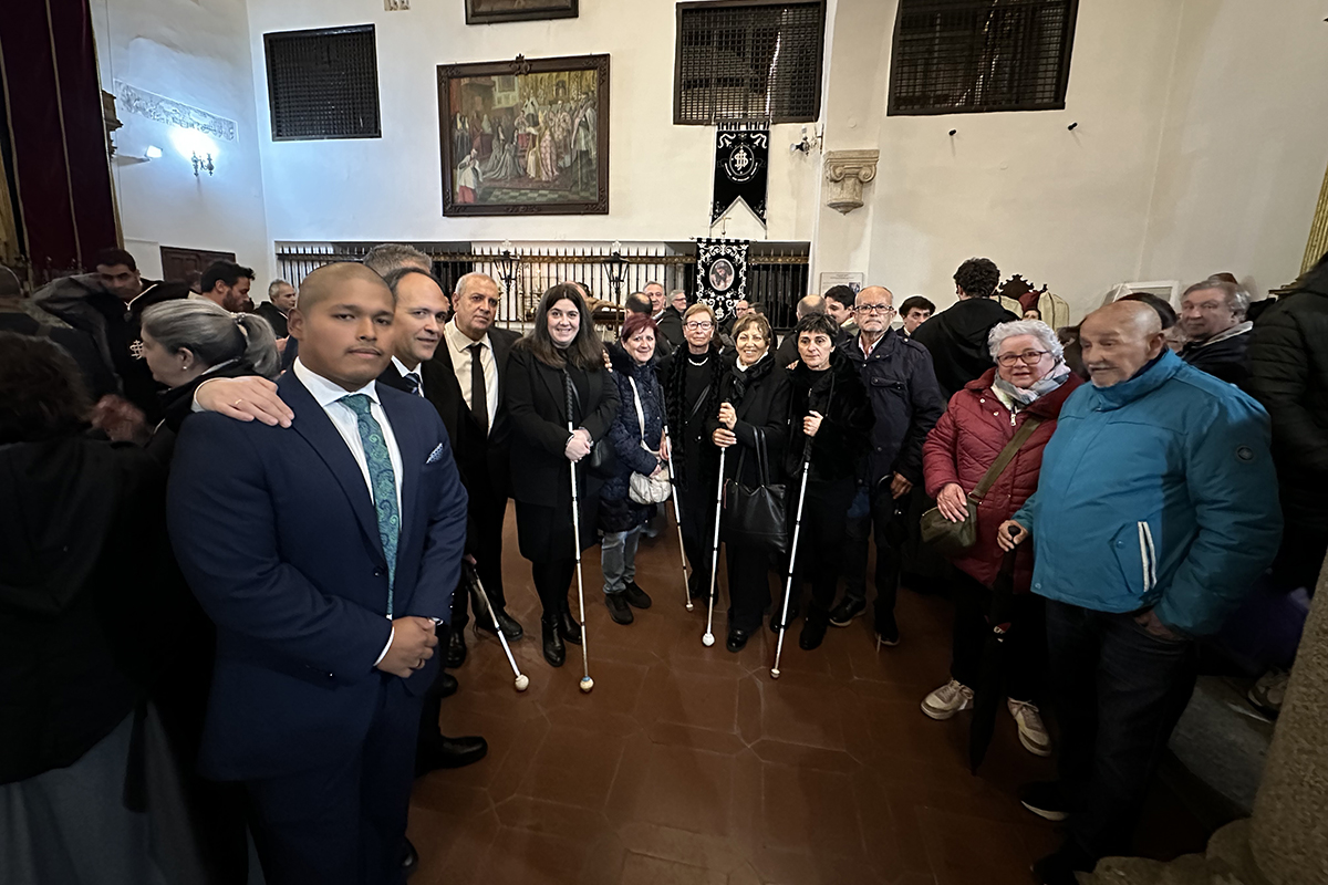 Participantes de la Semana Santa inclusiva de Toledo