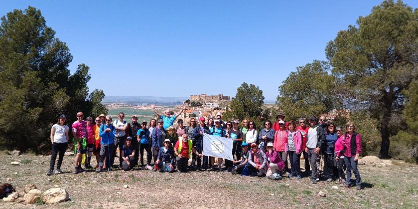 FOTO DE FAMILIA DEL GRUPO QUE PARTICIPÓ EN LA RUTA SENRISTA INCLUSIVA