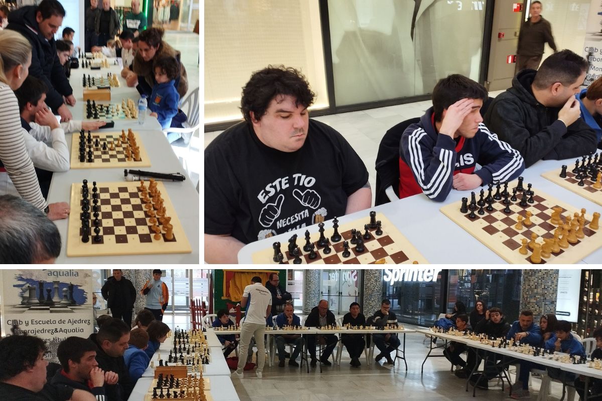 Imágenes de los participantes de la ONCE en el Torneo de Ajedrez
