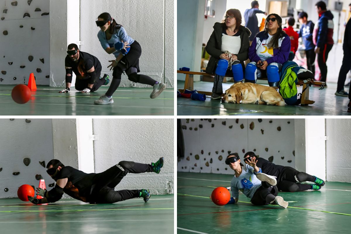 Imágenes de los participantes durante el desarrollo de los partidos