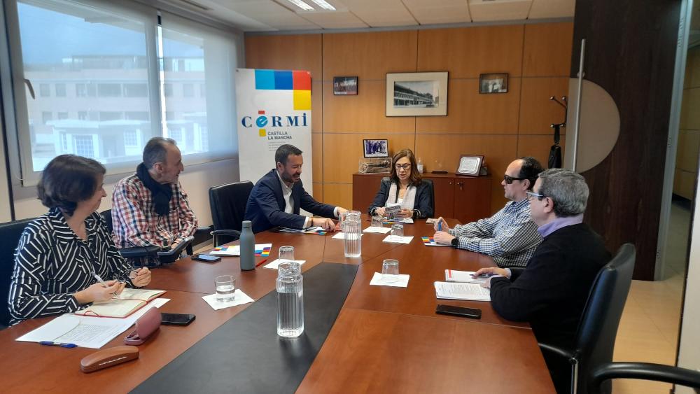 Representantes del CERMI reunidos con José Luis Escudero, nuevo Comisionado de Accesibilidad de Castilla-La Mancha