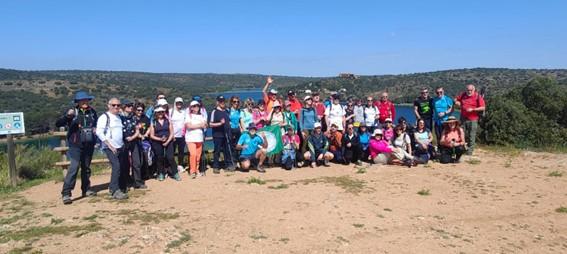Foto de familia en uno de los lagos de Las Lagunas de Ruidera