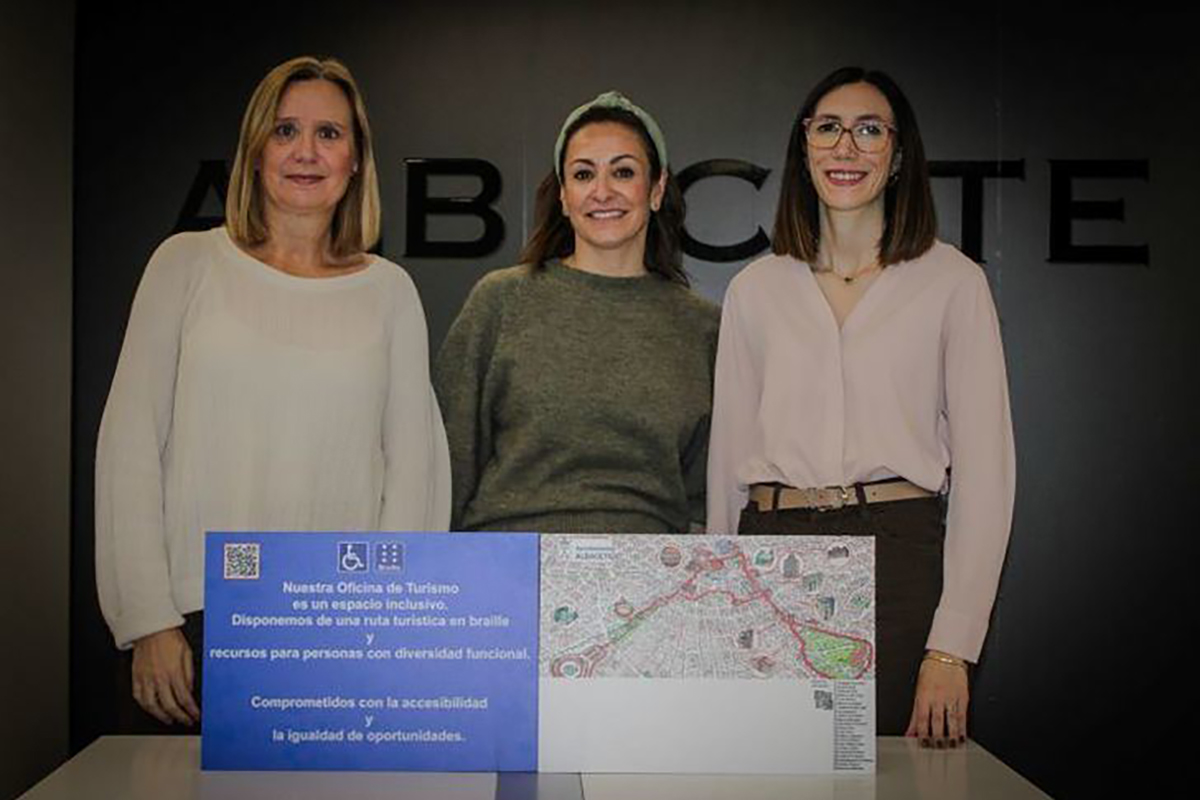 Presentación de la ruta turística braille