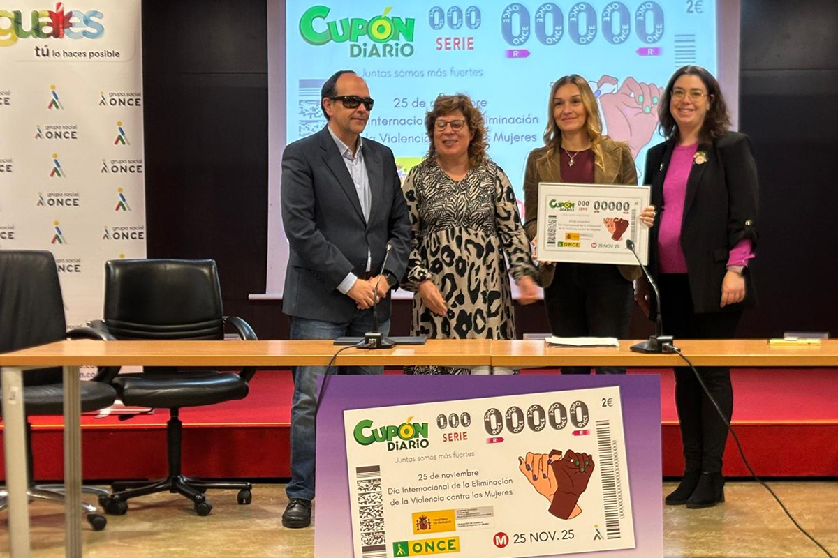 Presentación del cupón del 25 de noviembre en Toledo