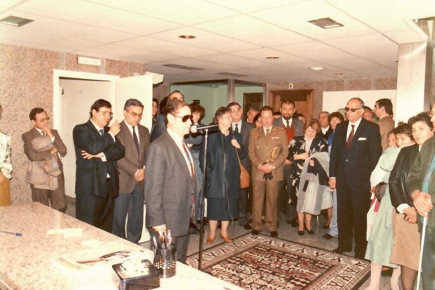 Inauguración de la nueva sede de la ONCE en 1989