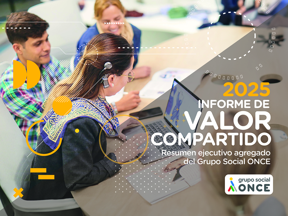 Portada del informe de Valor Compartido Grupo Social ONCE 2026